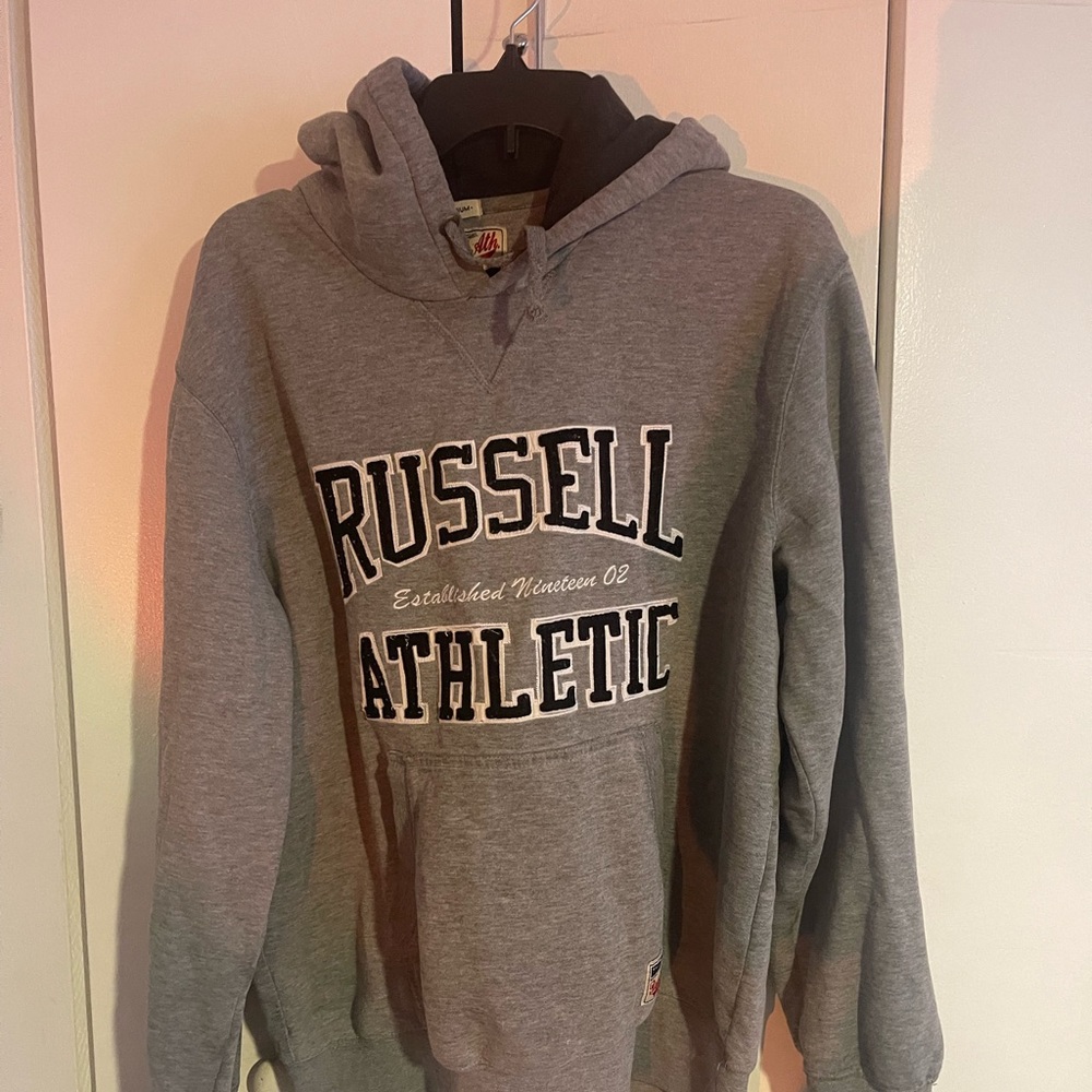 russell atheistic vintage hoodie from london
